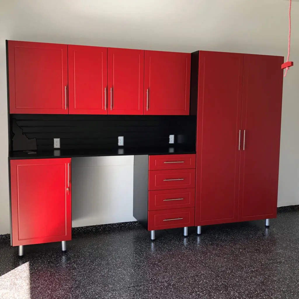 Red and Black Cabinet